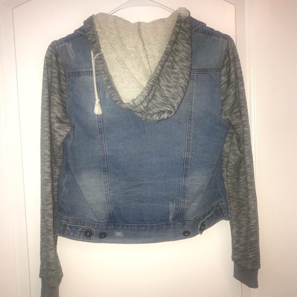 Bee&Ceci Demi Jean Jacket / Gray Sweater - Picture 4 of 4